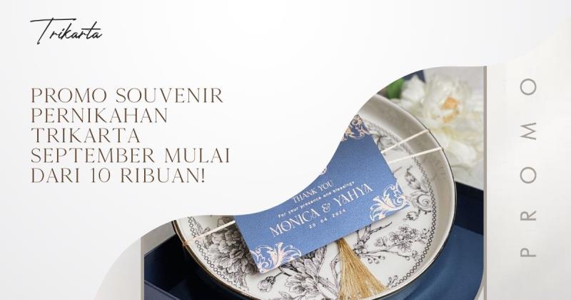 Promo Souvenir Pernikahan Trikarta September Mulai Dari 10 Ribuan!