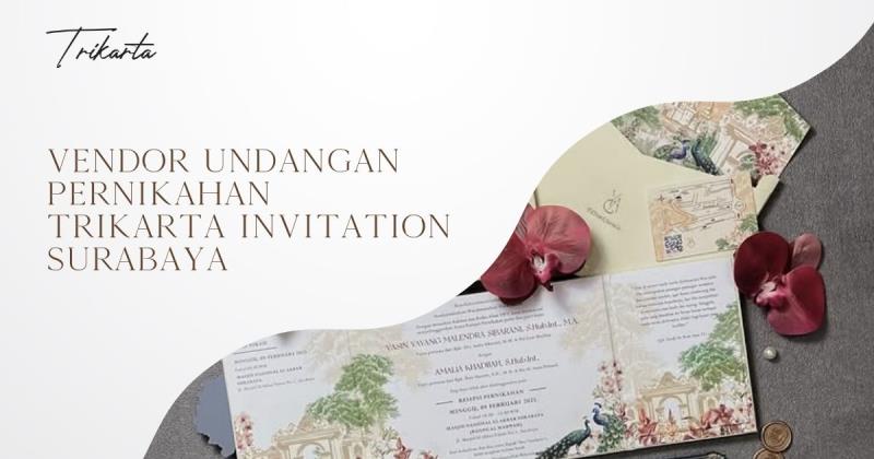 Vendor Undangan Pernikahan Trikarta Invitation Surabaya