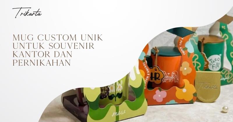 Mug Custom Unik untuk Souvenir Kantor dan Pernikahan
