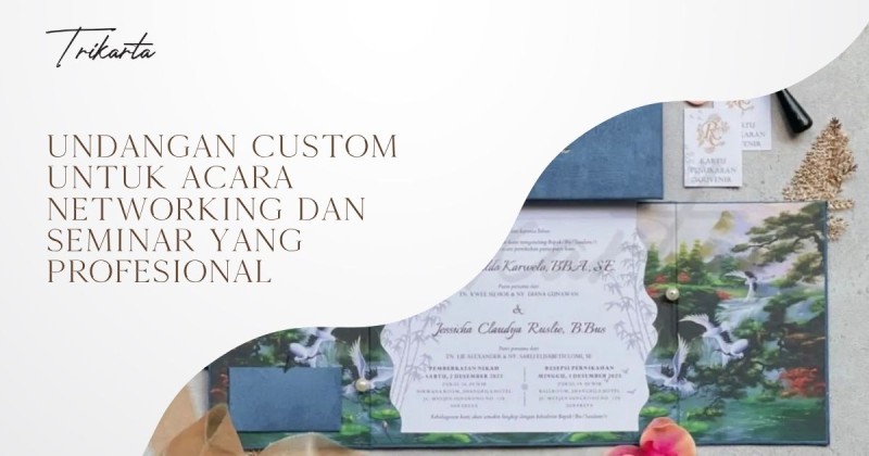 Undangan Custom untuk Acara Networking dan Seminar yang Profesional