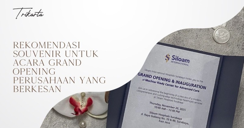 Rekomendasi Souvenir untuk Acara Grand Opening Perusahaan yang Berkesan