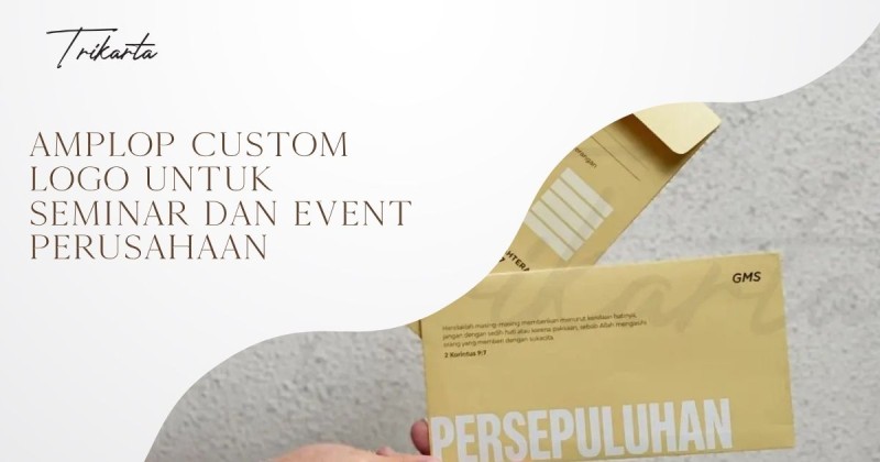 Amplop Custom Logo untuk Seminar dan Event Perusahaan