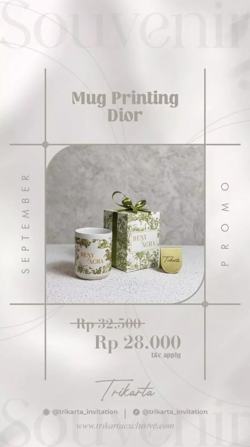 Mug Printing Dior