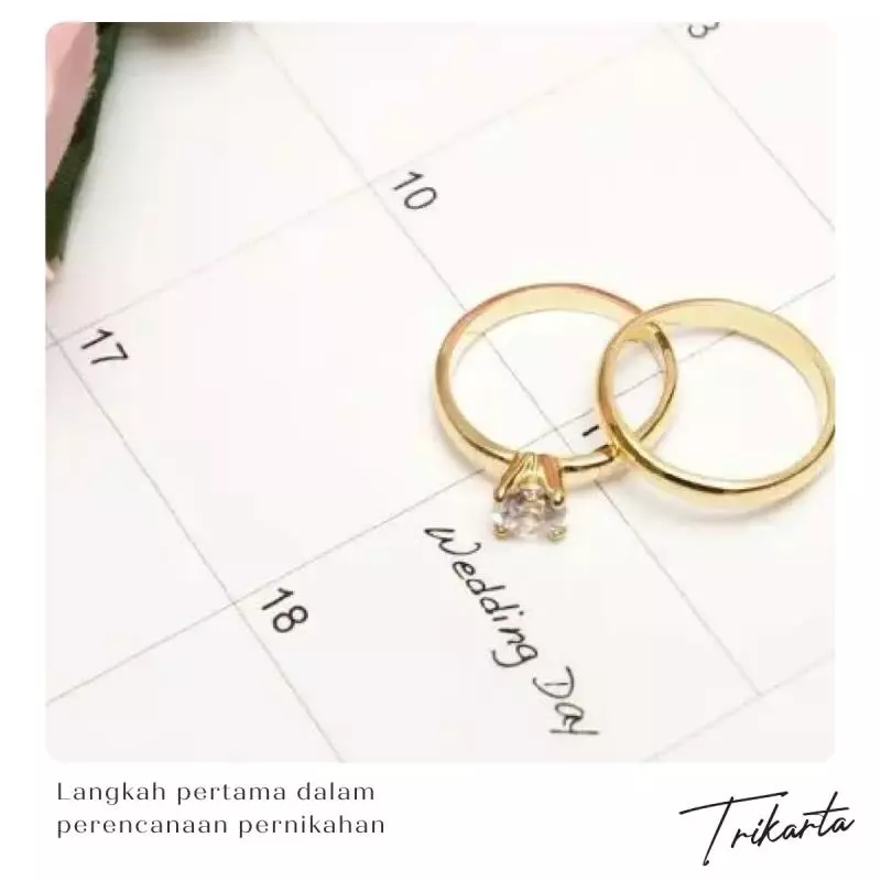 1. Menentukan Tanggal Pernikahan