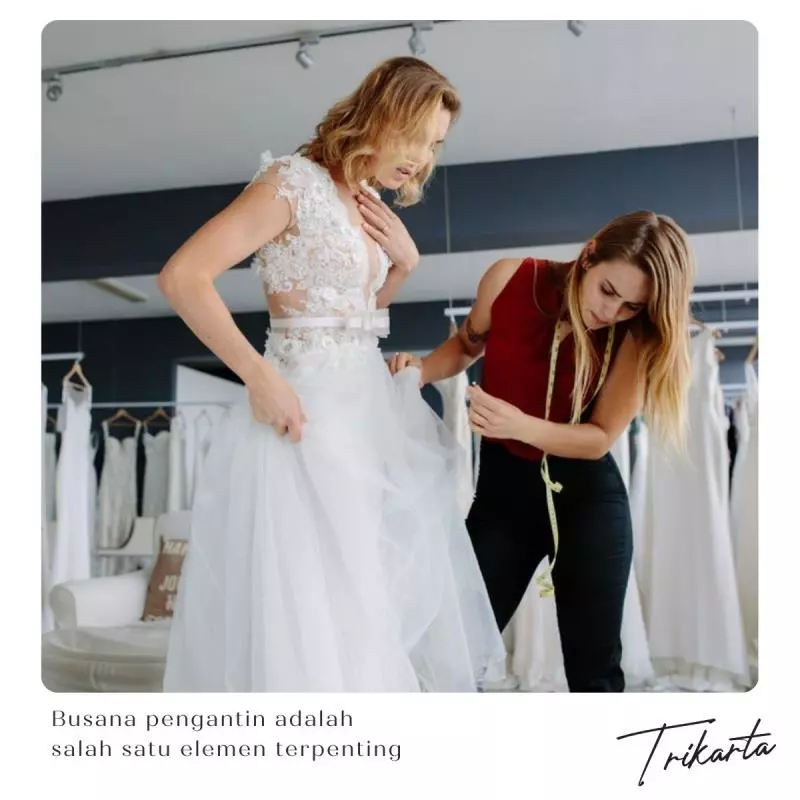 4. Mempersiapkan Busana Pengantin