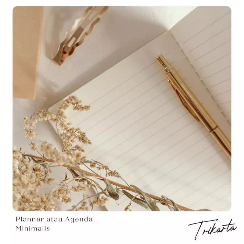 Planner atau Agenda Minimalis