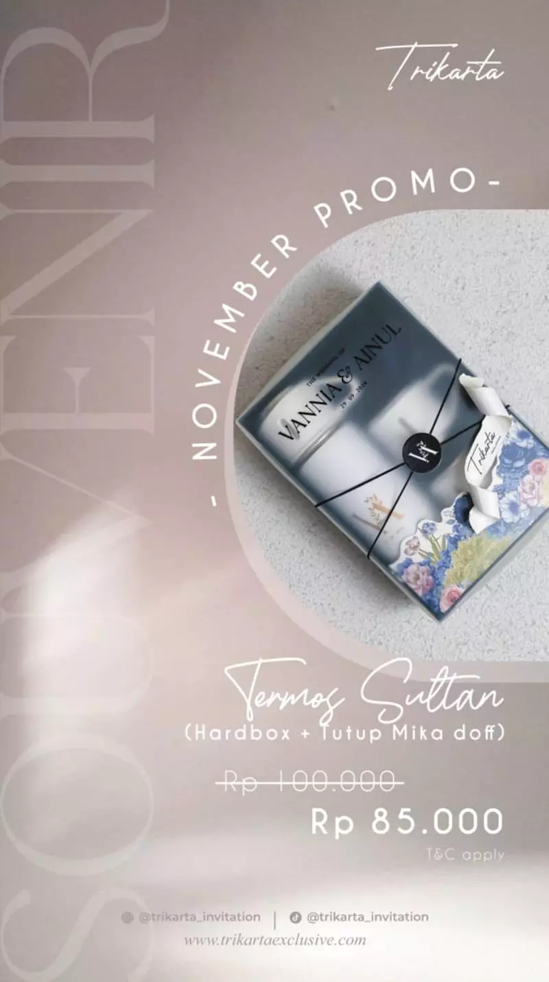 Promo Souvenir November 08045635402