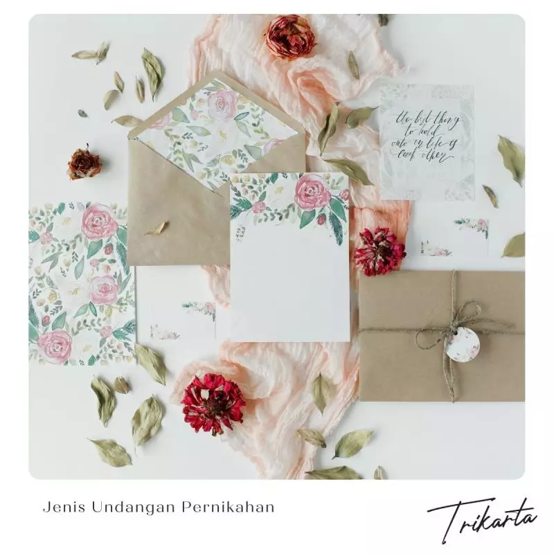 Jenis Undangan Pernikahan yang Tersedia