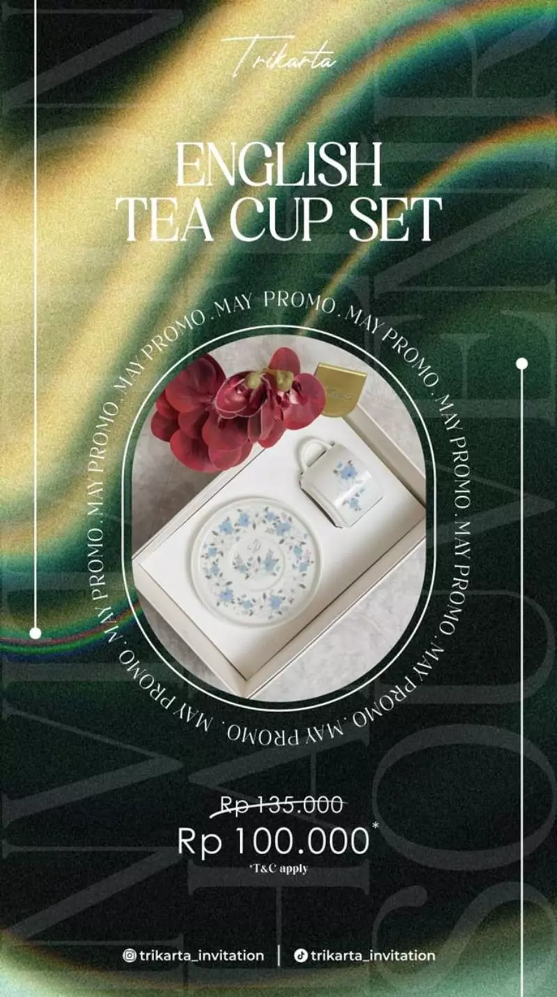 Souvenir English Tea Cup Set