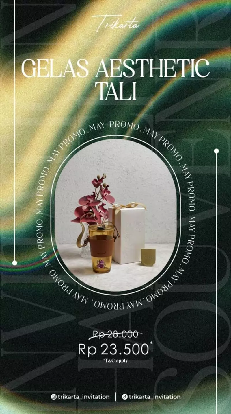 Souvenir Gelas Aesthetic Tali