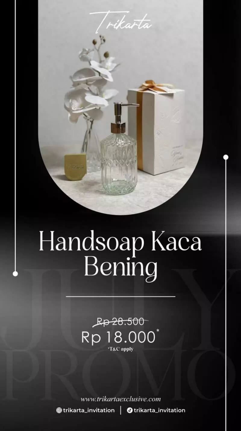 Handsoap Kaca Bening
