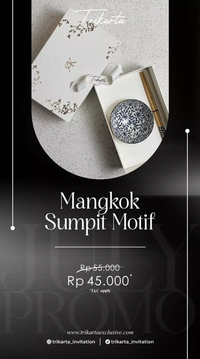 Mangkok Sumpit Motif