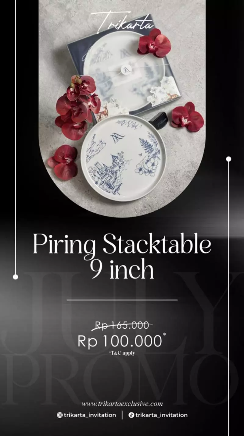 Piring Stacktable 9 Inch