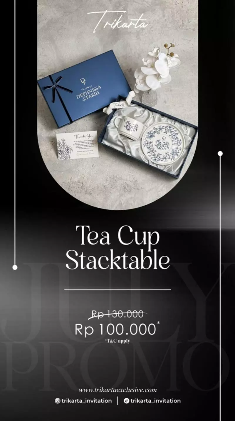 Tea Cup Stacktable