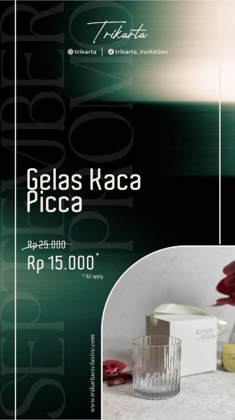 Gelas Kaca Picca