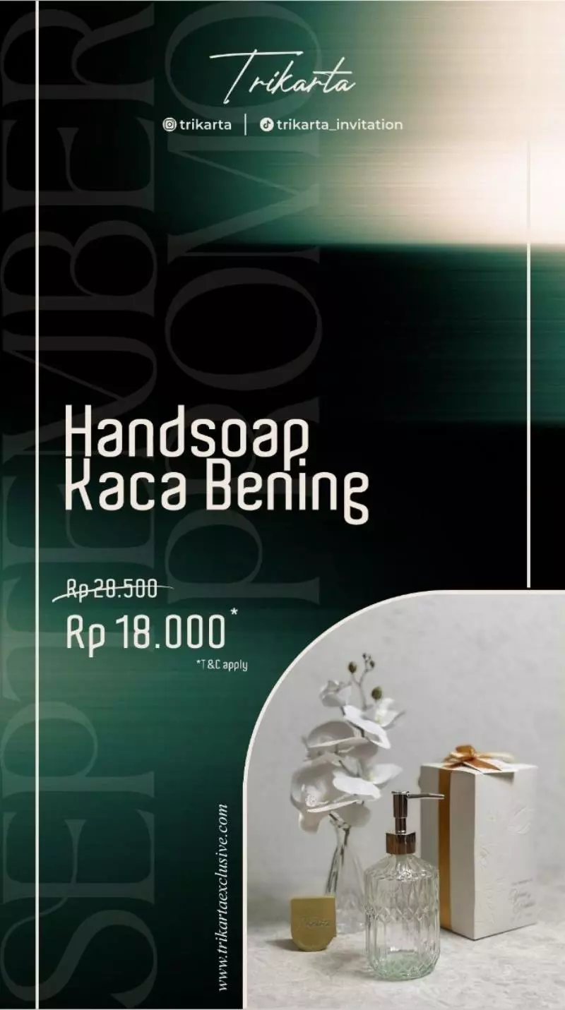Hansoap Kaca Bening