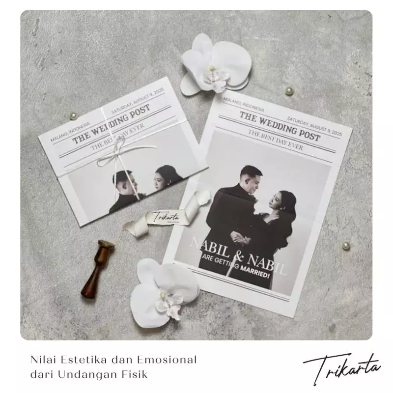 Nilai Estetika dan Emosional dari Undangan Fisik