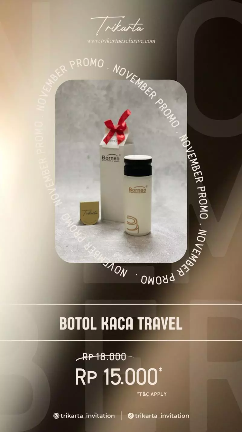Botol Kaca Travel