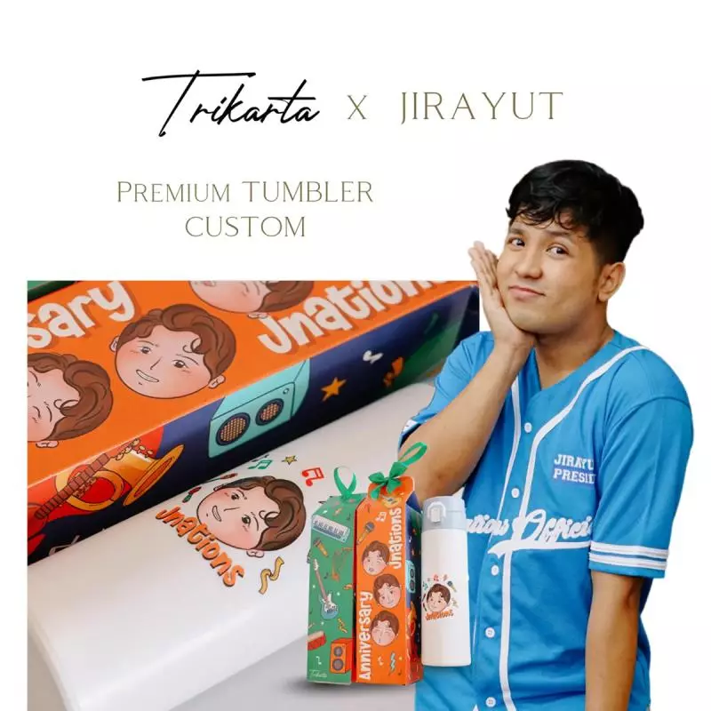 6. Jirayut, Tumbler Warna-Warni yang Fun dan Unik