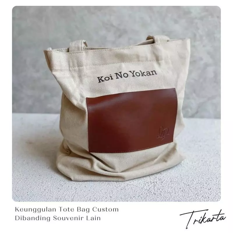 Keunggulan Tote Bag Custom Dibanding Souvenir Lain