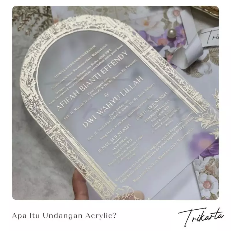 Apa Itu Undangan Acrylic?