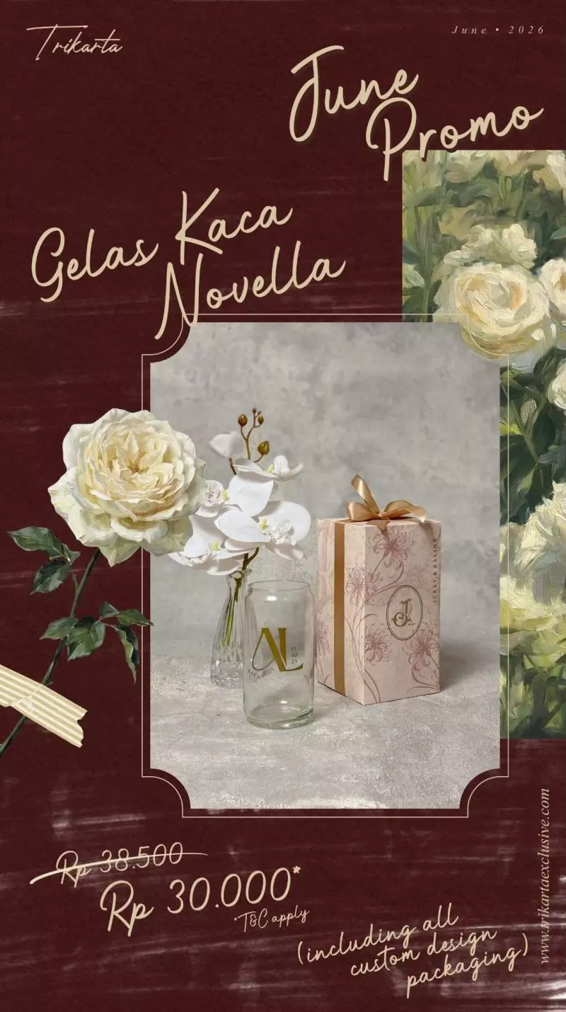 Gelas Kaca Novella