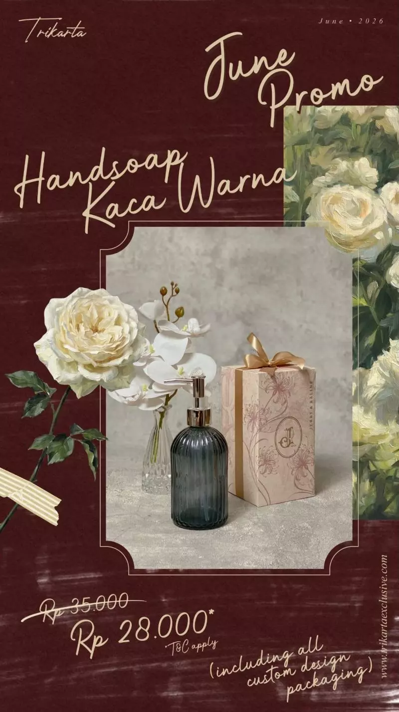 Handsoap Kaca Warna