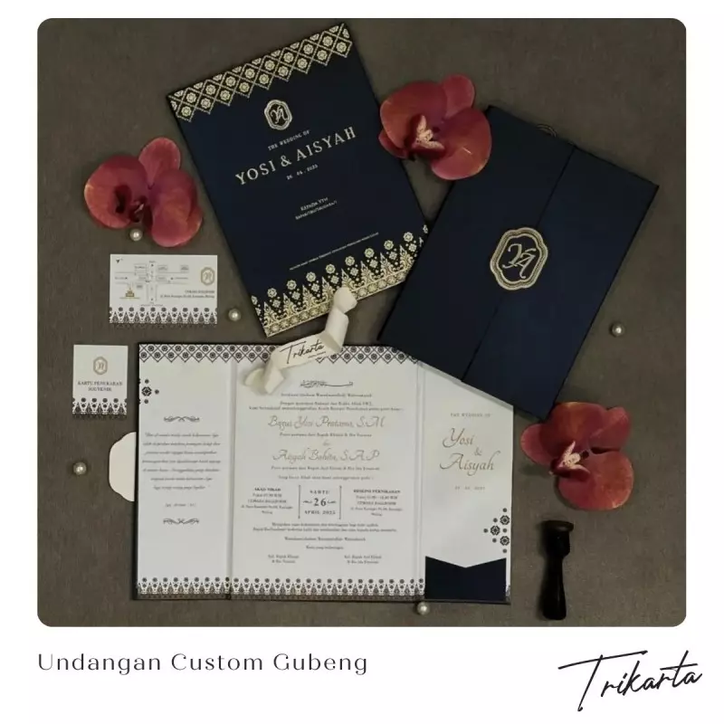 Undangan Custom Gubeng untuk Wedding yang Lebih Senada