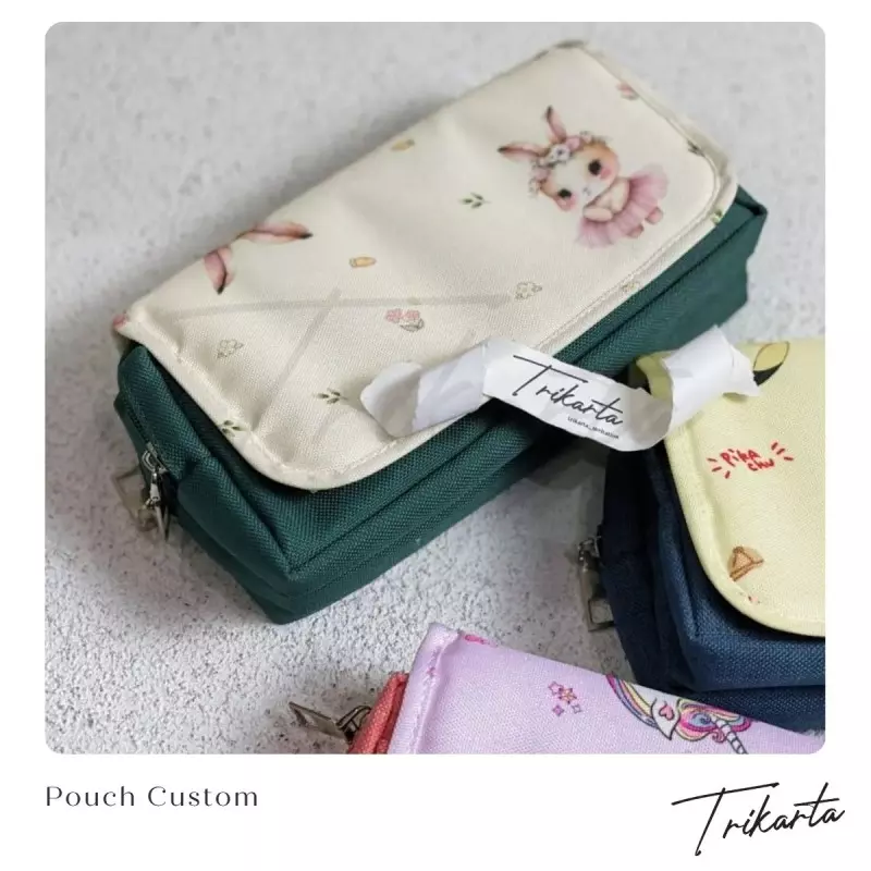 2. Pouch Custom yang Ringkas tetapi Tetap Berkesan