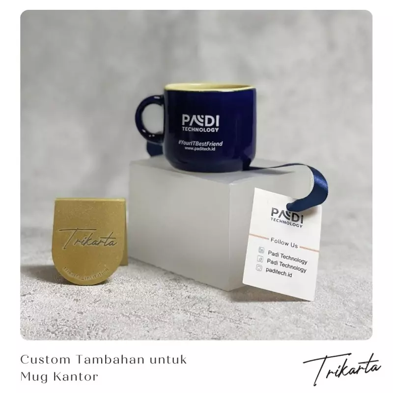 Pilihan Custom Tambahan untuk Souvenir Mug Kantor