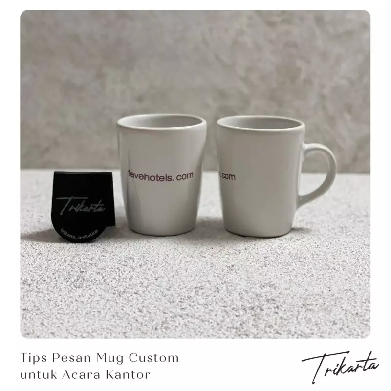 Tips Memesan Mug Custom untuk Seminar, Workshop, dan Gathering