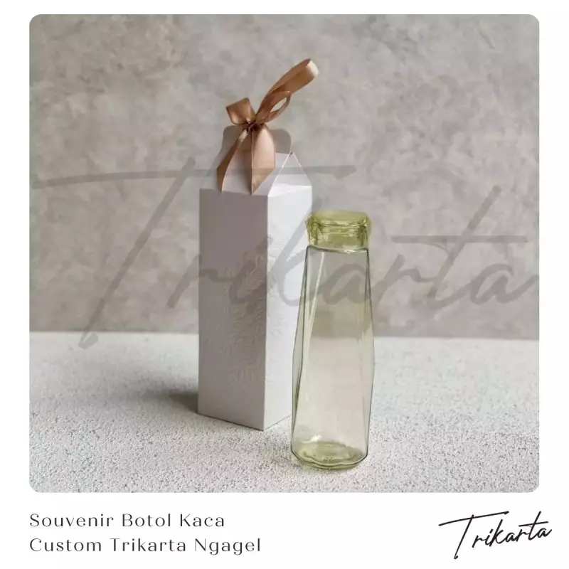 Pesan Souvenir Botol Kaca Custom di Trikarta Ngagel