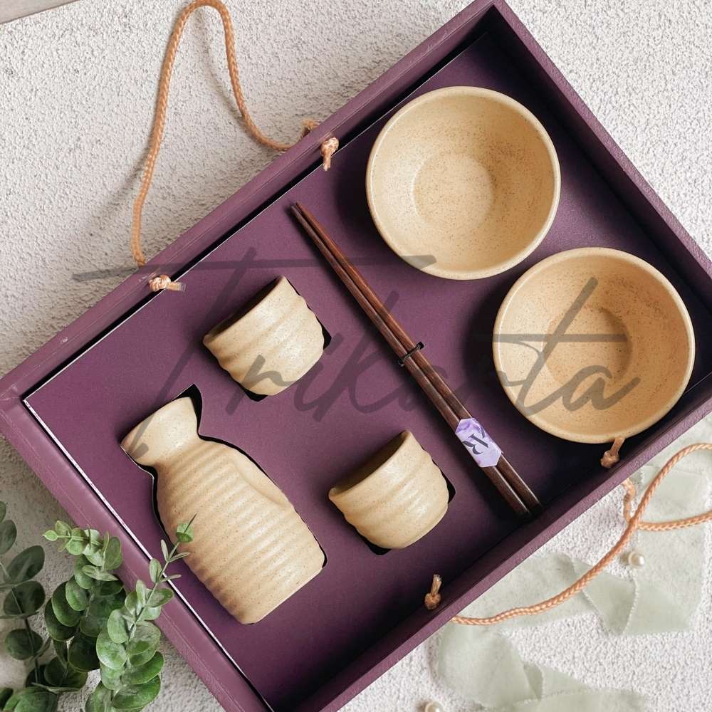 mangkok gelas sake jepang set 27015608757