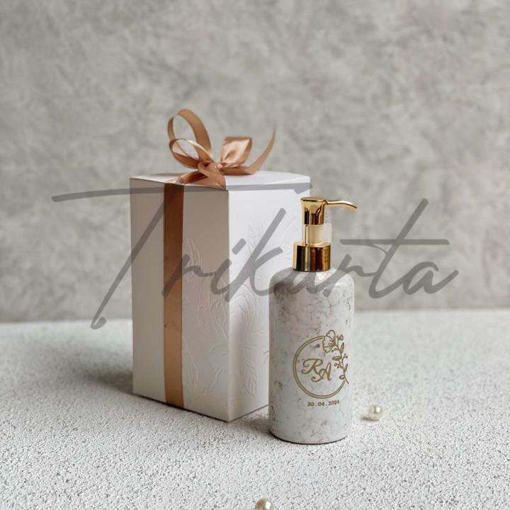 handsoap keramik marble putih packing paperbox 01053734837