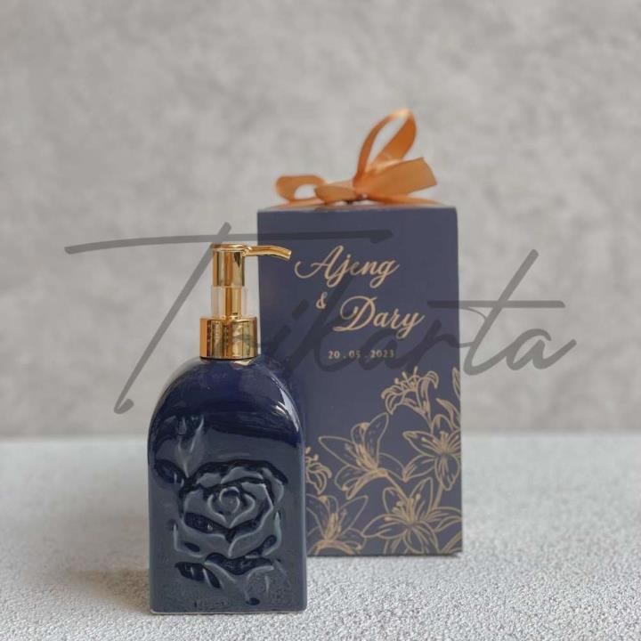 handsoap keramik mawar navy 01054139368