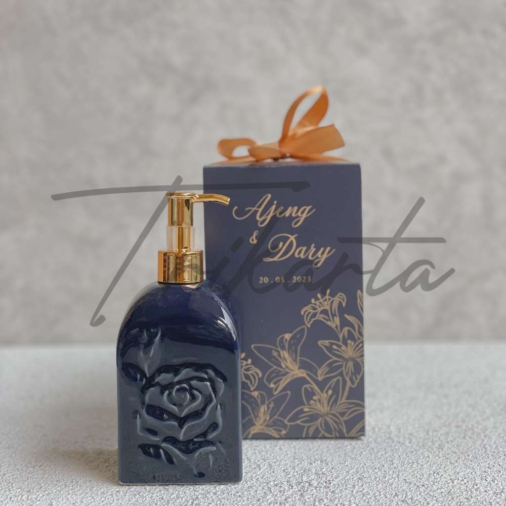 handsoap keramik mawar navy 01054139368