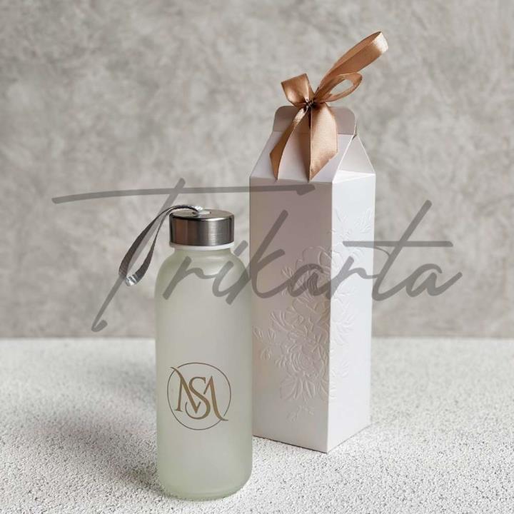 botol kaca doff 420 ml sablon 04121909584