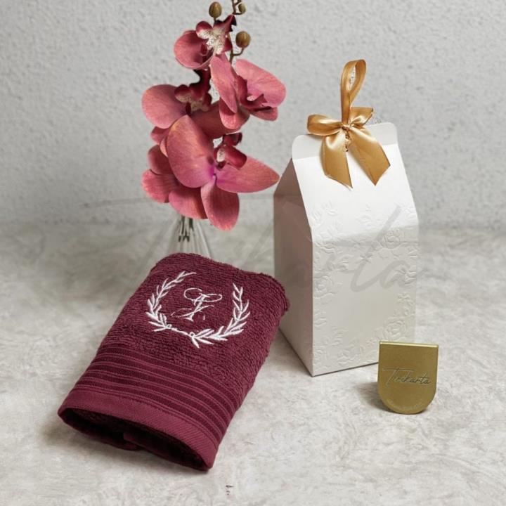 handuk tp eternal 34x80 cm bordir 1 warna packing paperbox putih
