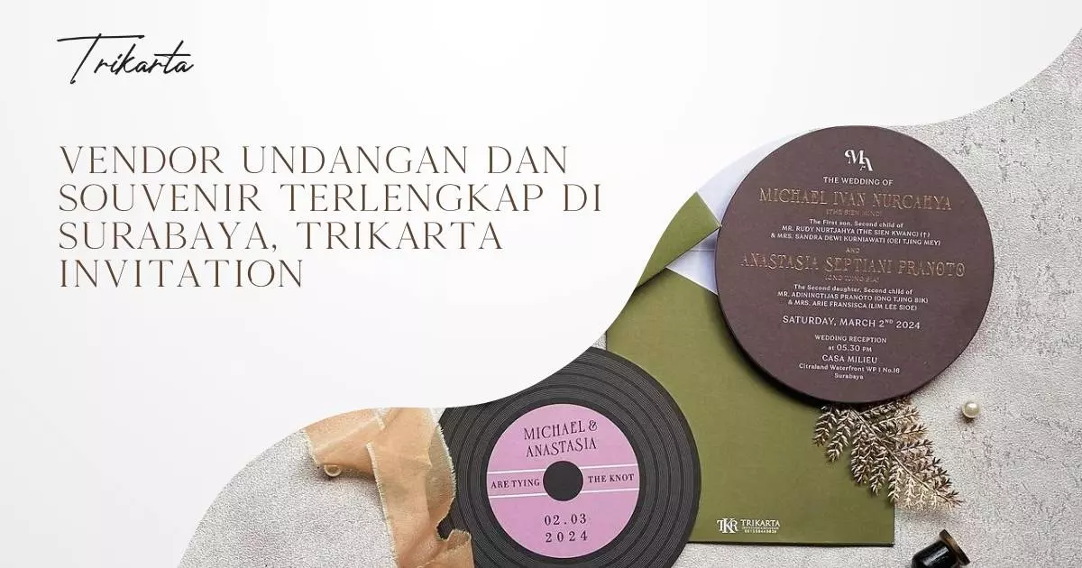 Vendor Undangan dan Souvenir Terlengkap di Surabaya, Trikarta Invitation