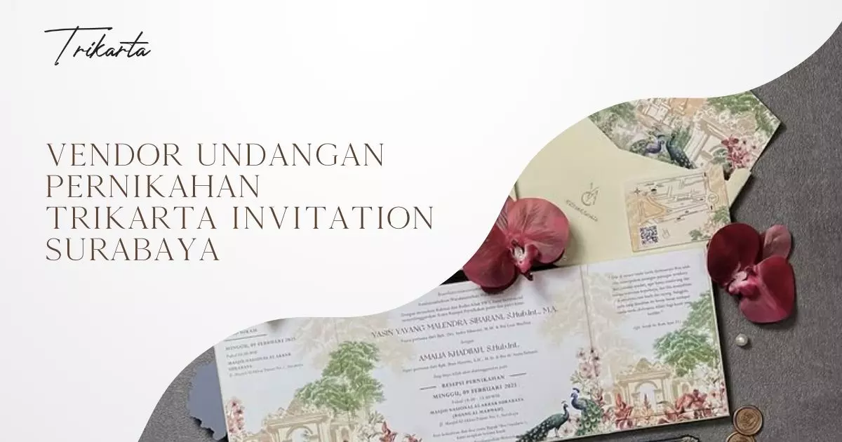 Vendor Undangan Pernikahan Trikarta Invitation Surabaya