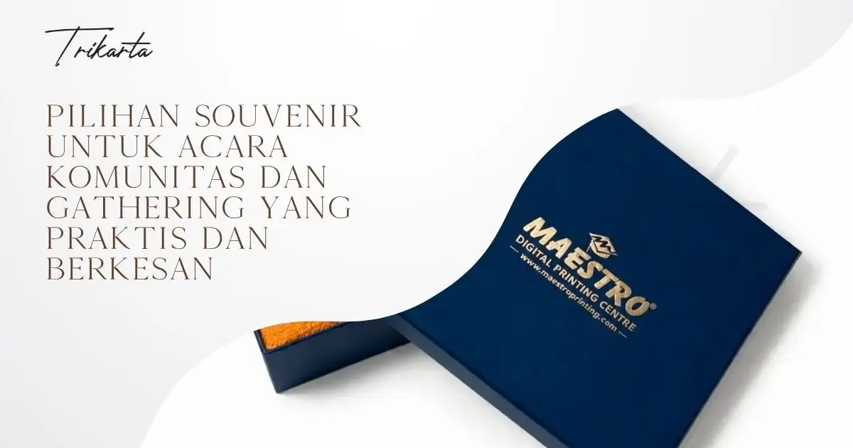 Pilihan Souvenir untuk Acara Komunitas dan Gathering yang Praktis dan Berkesan