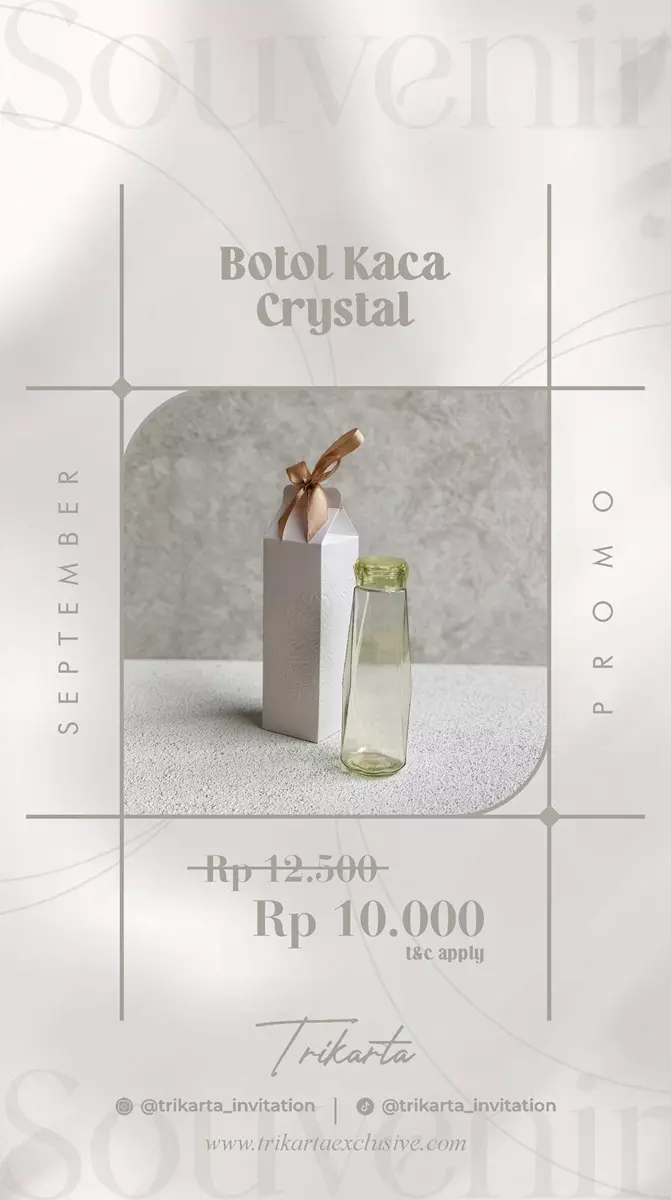 Botol Kaca Crystal