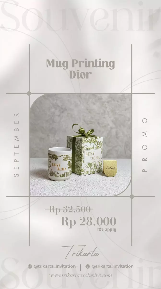 Mug Printing Dior