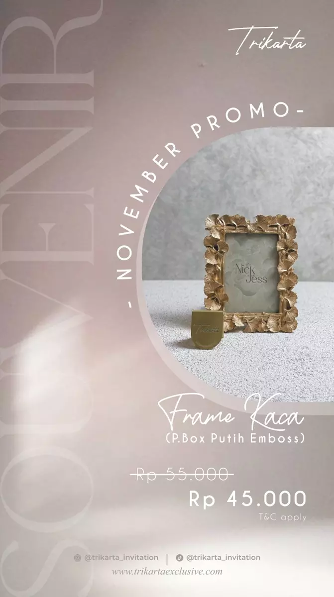 Promo Souvenir November 08045619934
