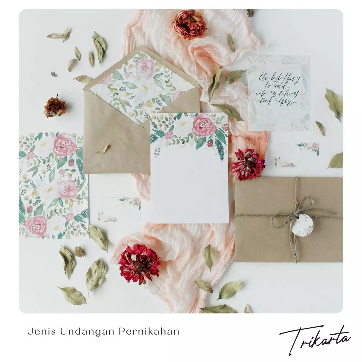 Jenis Undangan Pernikahan yang Tersedia