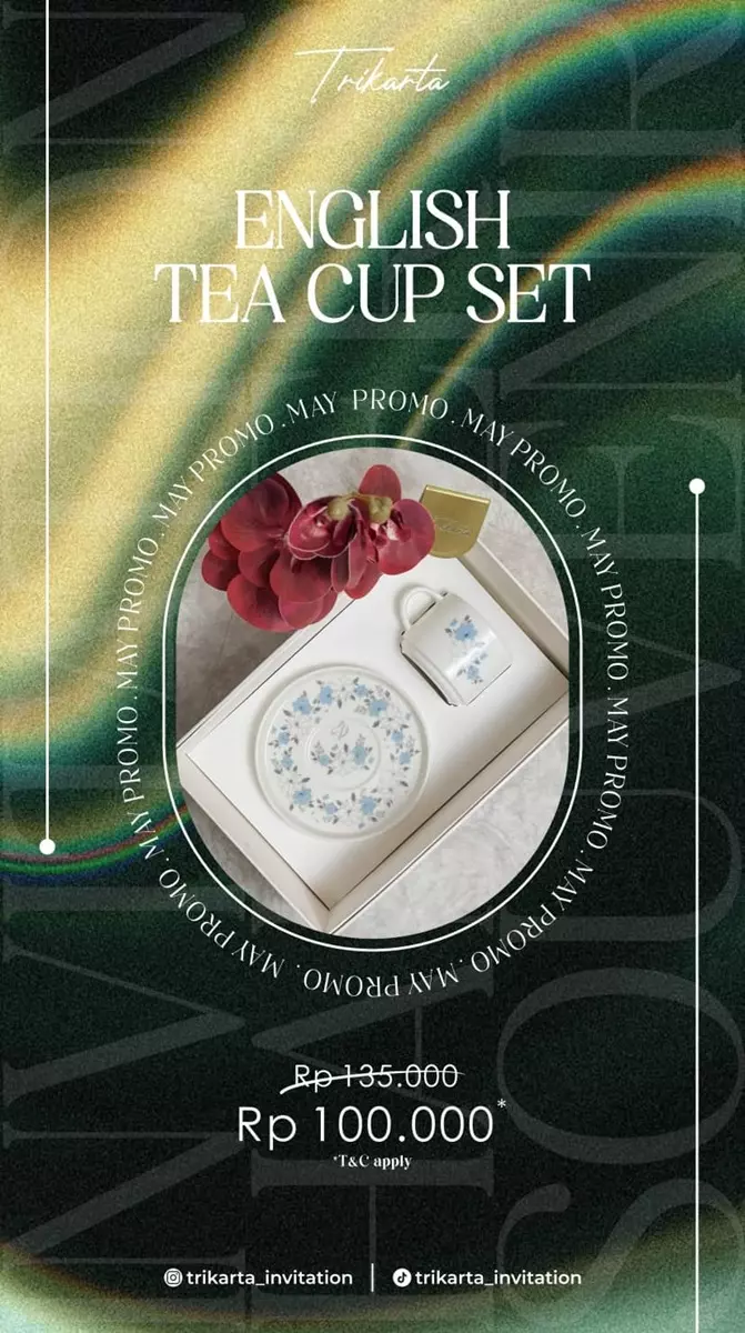 Souvenir English Tea Cup Set