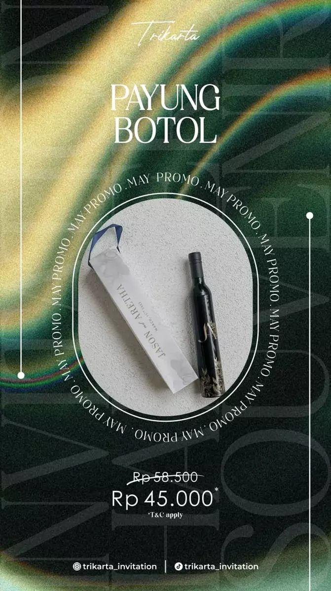 Souvenir Payung Botol