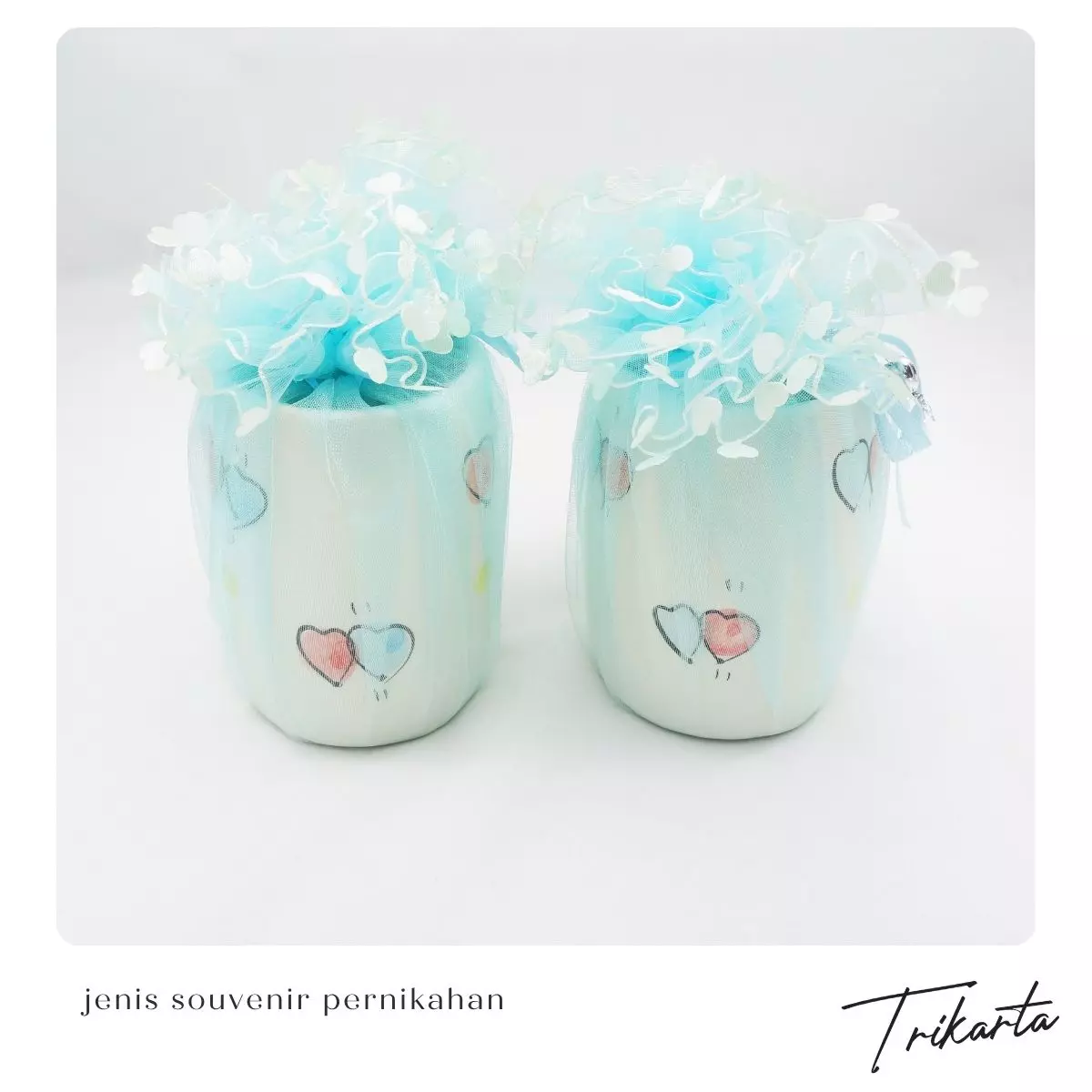 1. Apa saja jenis souvenir pernikahan yang tersedia di Trikarta Surabaya?