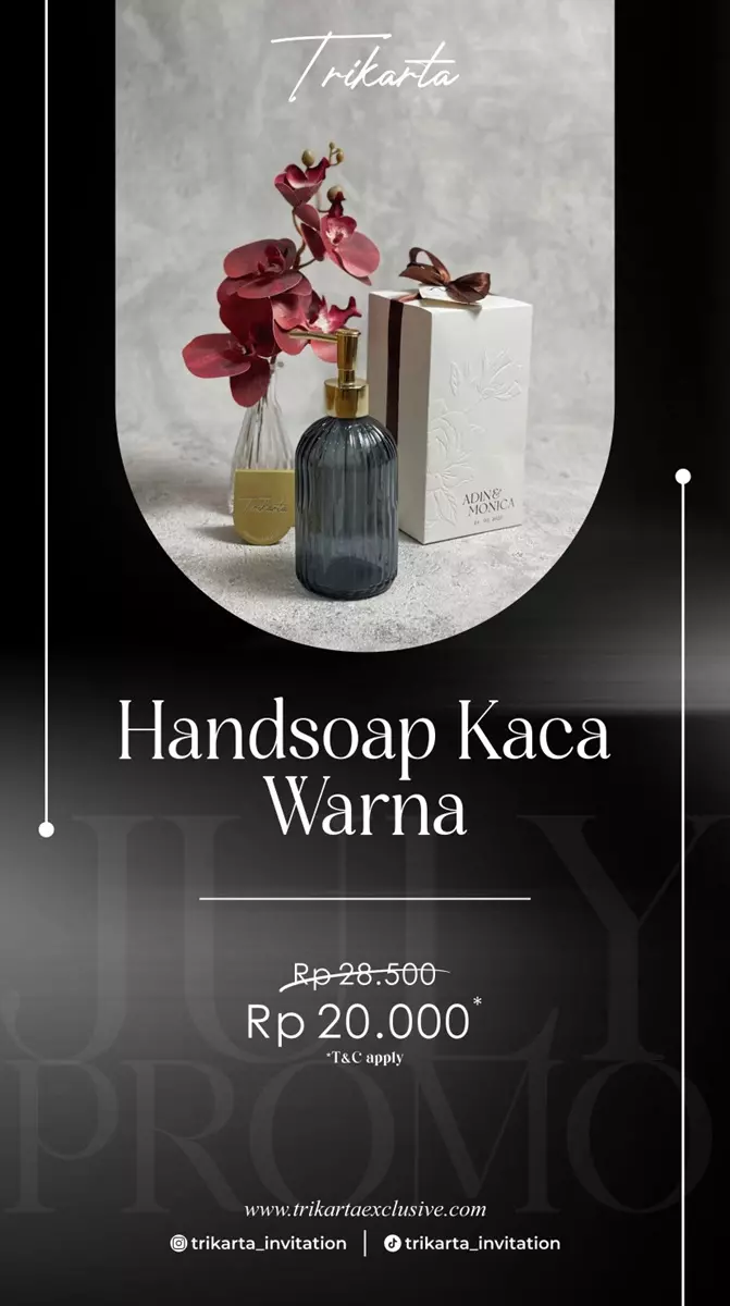 Handsoap Kaca Warna