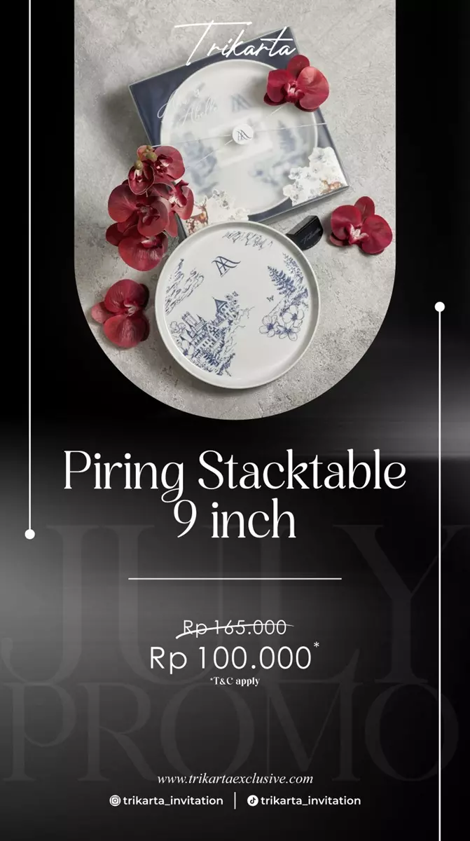 Piring Stacktable 9 Inch